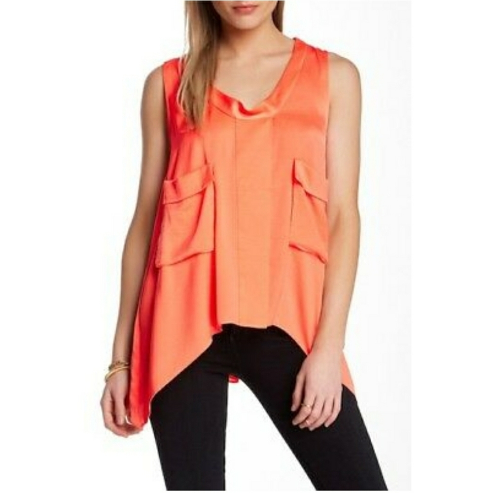 BCBGMAXAZRIA Coral Blouse